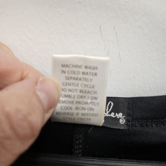 French Atmosphere Womens Top Size 2X Blue Black Floral Lace Dark Fairy Romantic - Picture 8 of 9